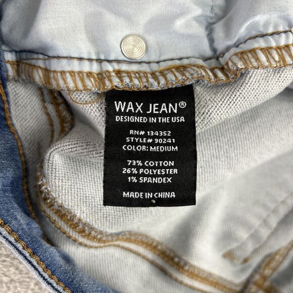 Wax Jean Women’s 5 / 27 Blue Cotton‎ Skinny Jeans High Rise Whispered Slim Y2k - Picture 5 of 10